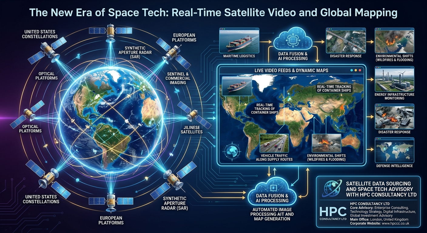 Real-Time Satellite Video and Global Mapping United Arab Emirates